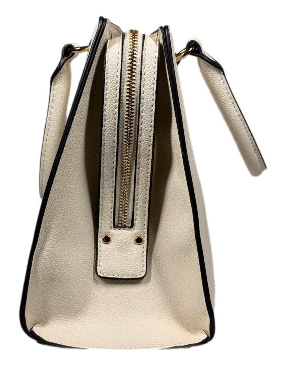 Nine West | Philippa Mini Satchel Handbag Ivory & Gold crossbody bag - Picture 3 of 15